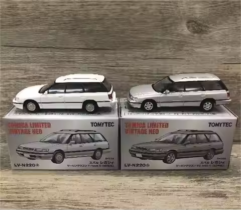 202012 Tomytec Tomica TLV 1/64 LV-N220A/B Legacy Touring Wagon Ti Type S Die-cast alloy car model co