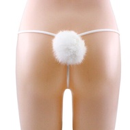 Cute Bunny Tail T-Back Panty