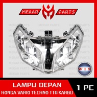 MEKAR-PARTS/WIN-FRONT LAMP-REFLECTOR/HEADLAMP/HEADLIGHT MOTORCYCLE/HONDA/VARIO-TECHNO-110-KARBU/2010