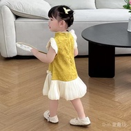 TT Girl Baby Cheongsam Dress Fashionable New Style Children's Tang Suit Chinese Style Improved Princ