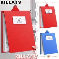 KILLA1V Folder, A4 Vertical Hanging Office Visitor Record Folder, Portable Thickened Reusable Test P