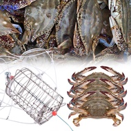 OONE Crab Catching Tool, Stainless Steel Lure Trap 8 Laps Crab Fishing Cages, Crawfish Trap Cage Fis