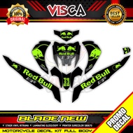 Decal Blade 125 New Decal Blade New 125 Stiker Blade 125 New Full Body Striping Blade 125 New Red Bu