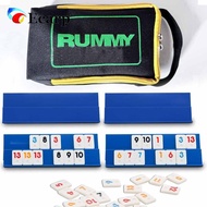 Point Games: Mini Travel Rummy Game Set with 106 Tiles and Four 2 Tier Exclusive Family Friends Boar
