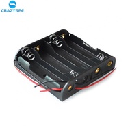 AA Battery Holder 4-section Design Compact Storage Holds 4 AA Batteries