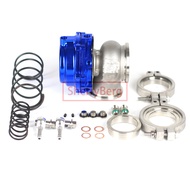 SherryBerg Brand New Bov 44mm Wastegate WITH VBAND FLANGES V44 BLUE PSI 7 ,14 ,17  BOV 44 MRV44 BLUE