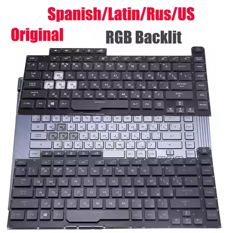 New Spanish Latin Rus US Keyboard ROG Strix Scar G512 G512LV G512LW G512LI G531 G531GT G531G GL531 G