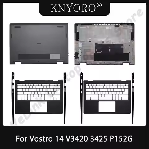New For Dell Vostro 14 3420 V3420 3425 P152G Laptop Top Case Palmrest Upper Cover Keyboard Housing B