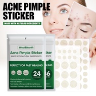 Eelhoe Hydrocolloid Acne Patch 24pcs Invisible Protection Reduces Acne Scars Pimple Patch