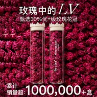 Beutea Premium Rose Tea Large Blooming Double Petal Plain Yin Rose Tea Dry Rose Flower Crown Sulfur