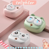 SOLIGHTER Protein Cleaning|Ultrasonic Remove Tear Contact Lenses Cleaner, Portable with Removable Bo