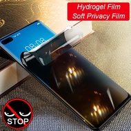 🎉 Ready Stock【 Hydrogel Film 】 Soft Privacy Protective Film For OPPO A91 R17 F9 Pro Reno 3 Z FIND X X2 Pro R15X K1 Hydrogel Film Full Cover Private Antispy Peeping Screen Protector Not Glass