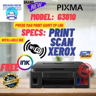 G3010 MODEL 4 in 1 Brand new refillable ink Printer Print/Scan/Xerox/wifi Function (2nd Printer)