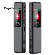 TOPABCS Digital Voice Recorder Pen, Portable 1536Kbps Recording MP3 Player, Max Support 128GB Card H