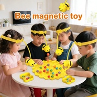 Bee Magnetic Fishing Toy Board Game Magnetic Bee Fishing Toy Family Board Game for 2-4 Educational P