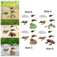 [Cuticate1] Life Cycle Animal Figures Toy Frogs Life Cycle Model Realistic Animal Figurines Developm