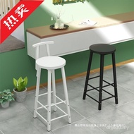 Bar Stool Bar Stool Bar Chair Household Table Chair High Stool High Stool Simple Backrest Front Stoo