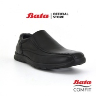 Bata COMFIT MEN'S Formal รองเท้าลำลองชาย รองเท้าหนัง รองเท้าทำงาน แบบสวม สีดำ รหัส 8516211 Menformal EU:39 One