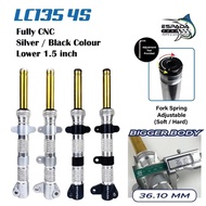 ESPADA CNC FRONT FORK LAY LOWER 1.5inch LC135 4S / LC135 55D / LC135 V1 TO V7 FORK SET FRONT ABSORBER / GOLD FD02