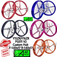 Y15ZR V1/V2,Y16ZR Aji Racing Rims FG511 Forged Rims SportRims Custom Hub Red/Blue/Purple/Orange/Red 