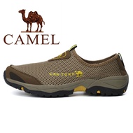 Size38-46 Camel # -3169ชายน้ำหนักเบากลางแจ้งฤดูร้อนชายBreathableรองเท้าผ้าตาข่ายผู้ชาย 'Sรองเท้าเดินทางตาข่ายรองเท้าSuper Shockproofรองเท้าต่ำรองเท้าพร้อมแป้นเหยียบ