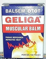 Geliga Geliga Balsem Otot Muscular Balm with Repeated Heat (10 Gram (0.35 Oz)) by Geliga