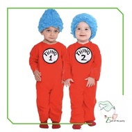 Dr. Seuss The Cat in the Hat - Thing 1 and Thing 2 halloween costume cosplay