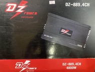 เครื่องเสียง DZ Power Car Speaker เครื่องขยายเสียงติรถยนต์ Car Amplifier DZ-889 / 4 Channel 4800W hi