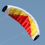New High Quality 2M Nylon Dual Line Parafoil Kite With Handle And Line Power Braid Sailing Kitesurf