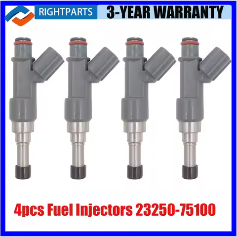 4PCS 23250-75100 Fuel Injectors For Toyota Tacoma 2.7L 4Runner 05-14 23250-79155 2325 23209-79155075