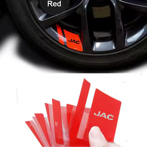 6Pcs Reflective Car Wheel Rim Vinyl Stickers Decals For JAC Refine J3 J2 S5 A5 J5 J6 J4 Vapour S2 T8