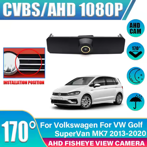 HD CCD Car Front View Parking Night Vision Positive Waterproof Logo Camera For Volkswagen For VW Gol