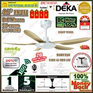 Deka Baby Fan F5DC 46 PRO LW 46 inch Remote Control DC Motor Ceiling Fan 5 Blades Light Wood