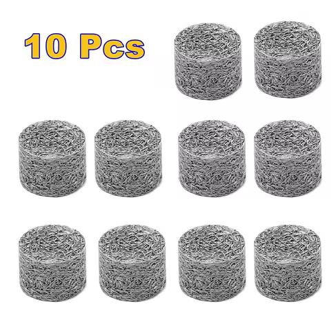 5 Grams 10 Pcs Foam Lance Mesh Filters Stainless Steel Tablet Replacement Filter Generator Accessori