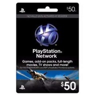 PS4 PSN Playstation Network US$50 美金 $50 (電子Code)- 玩GT Sport 必備