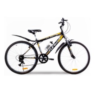 จักรยานเสือภูเขา จักรยานเทอร์โบ MTB TURBO BICYCLE รุ่น 26" EX-100 SHIMANO 6 SPEED (จัดส่งเป็นกล่อง ป