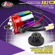 IKK RACING STARTER MOTOR TURBO KING  Y15ZR(ST2) (SX2) /LC135- 4S(ST2) /LC135-5S(ST2) 100% ORIGINAL I