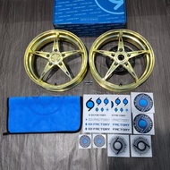 1O1 Factory P145 Gold Front & Rear Vespa Sprint Prima GTS Rims
