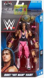 ☆阿Su倉庫☆WWE摔角 Bret Hart Elite 94 Figure 傳奇巨星最新款精華版人偶附古典洲際冠軍腰帶