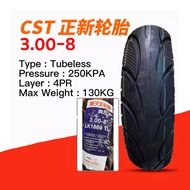 CST 3.00-8 (13X3) TUBELESS TYRE WHEELBOROW TAYAR KERETA SORONG TIRE EBIKE ELECTRIC BICYCLE MOTOR ESC