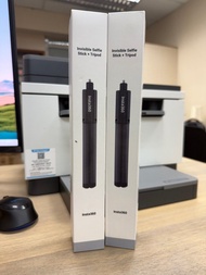 insta360 腳架自拍桿，Invisible Selfie Stick+ Tripod，适配x3 x4 ACE原廠原裝全新未拆封，手機運動相機原裝原廠隱形三腳架自拍棍延長三腳架 隱形自拍杆支架
