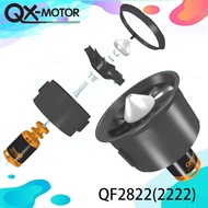 ชุดใบพัดแบบ EDF 64MM QX-MOTOR QF2822 พร้อมใบพัด 12 ใบ สำหรับโดรนแบบไร้ขโมยมือ ชิ้นส่วนเครื่องบินไร้ค