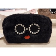 Japan A-Jolie Black Fur Pouch