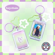 GANTUNGAN Acrylic IVE keychain (acrylic IVE kpop freebies cute Korean gift)