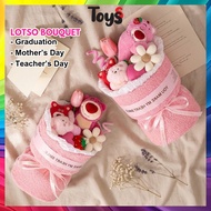 🔥Toyss Lotso Bouquet Melody Bouquet Bunga Hadiah Murah Bouquet Flower Graduation Flower Bunga Birthd
