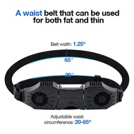 【VVL】-2 Air Vents Portable Waist Clip Fan with Adjustable Belt 8000mAh Cool Fan Waist Fan for Work C