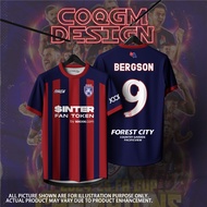 FA CUP Jersey Bergson Bola Sepak Jersey Custom Name Jersey Baju Hidup Johor Demi Johor Tshirt
