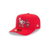 New Era หมวกรุ่น Kansas City Chiefs Nfl Cartoon Scarlet 59Fifty A-Frame Cap