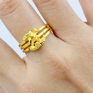 แหวนทอง2สลึง แหวนทองผู้หญิง แหวนทองผู้ชาย แหวนทองปลอม ทองชุบ [N385] แหวนทองไมครอน