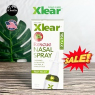 20% Sale!!! EXP.05/26 Xlear _ Rescue Nasal Spray with Xylitol Nasal Spray Fast Relief 45 ml สเปรย์พ่